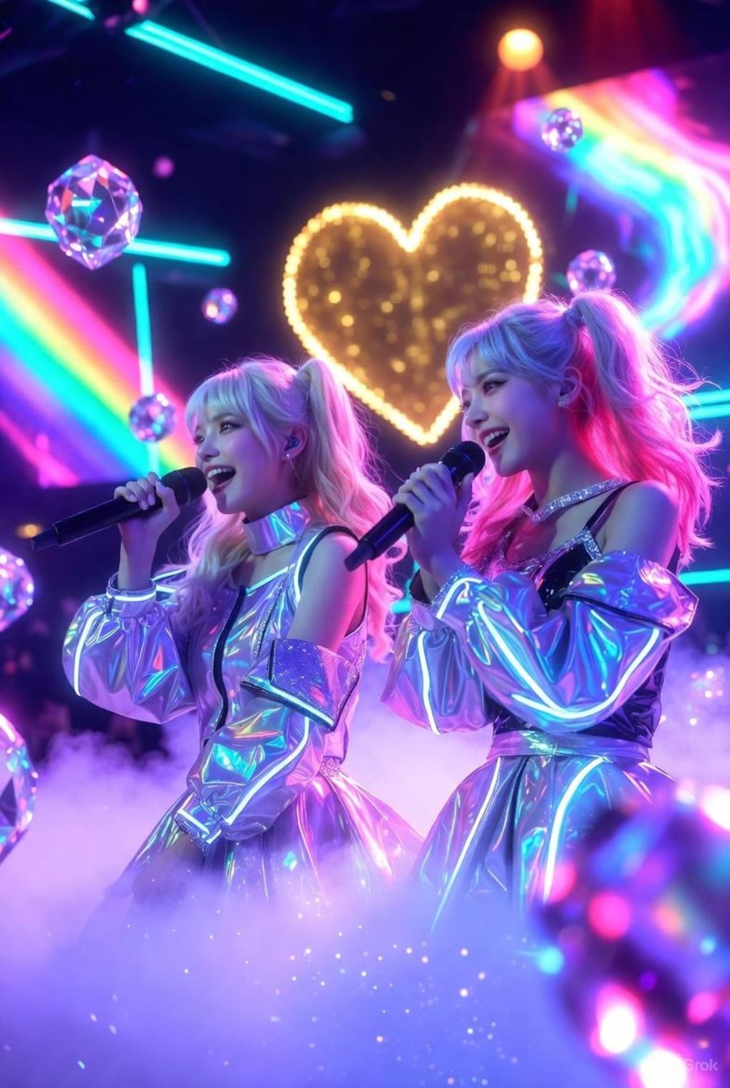 双子のアイドル