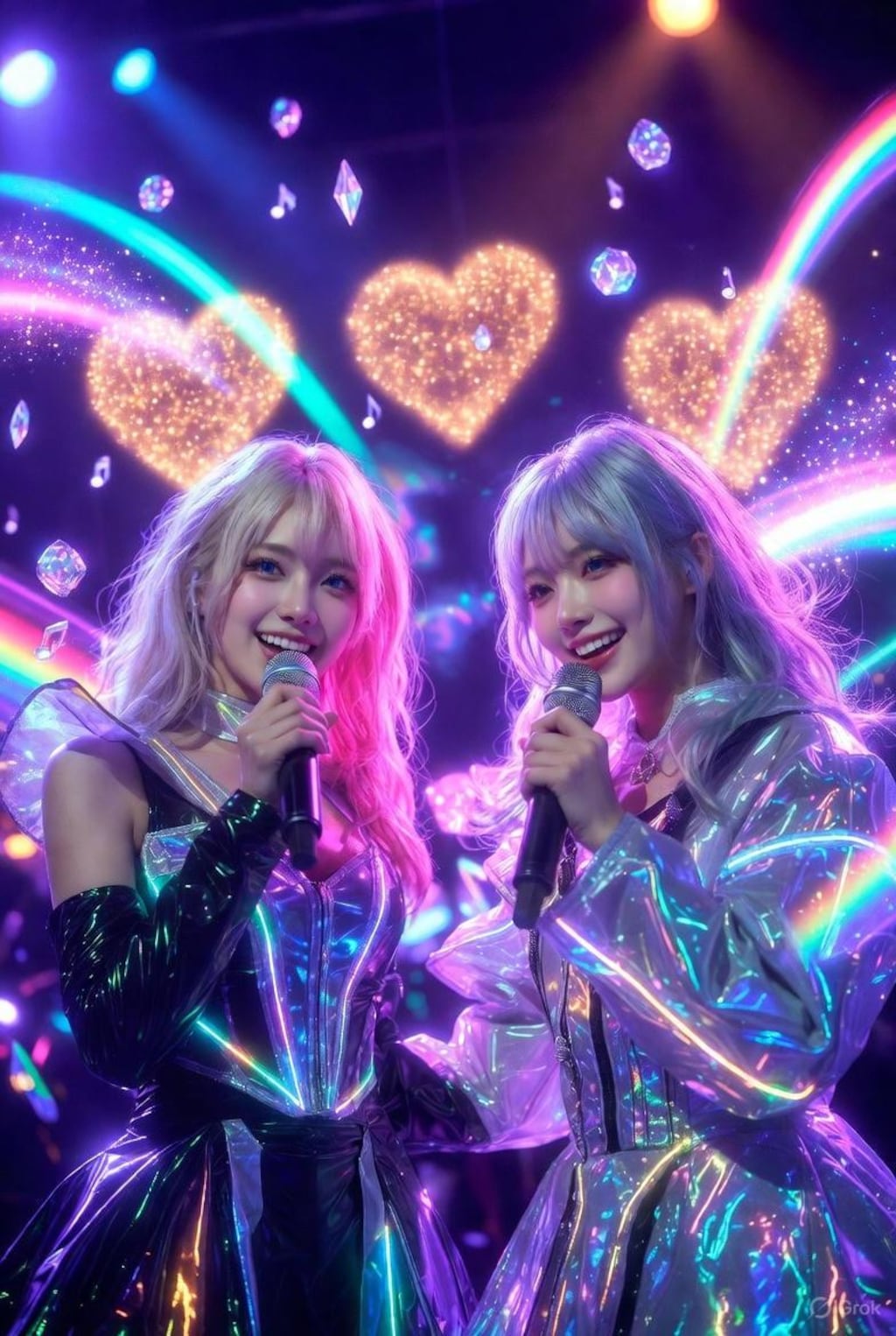 双子のアイドル