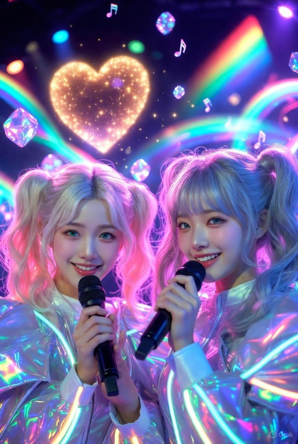 双子のアイドル