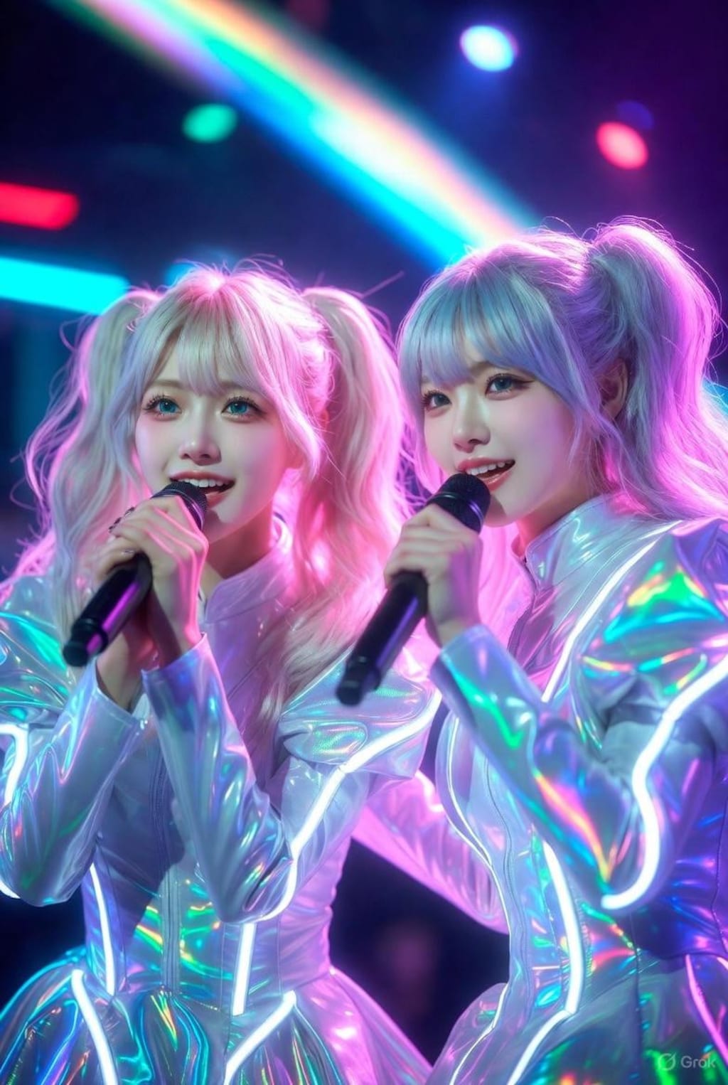 双子のアイドル