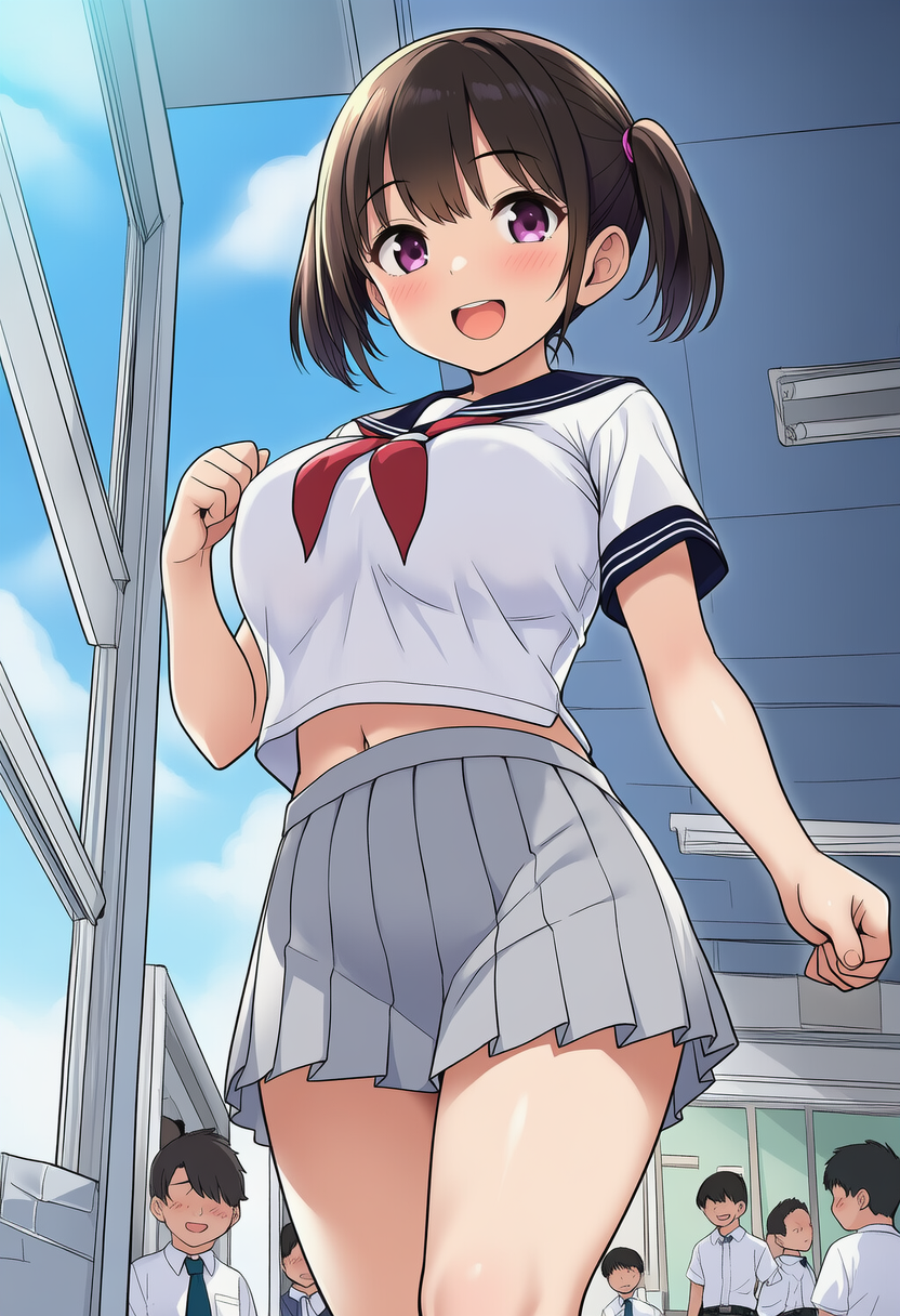 学年で一番でかい巨乳JC