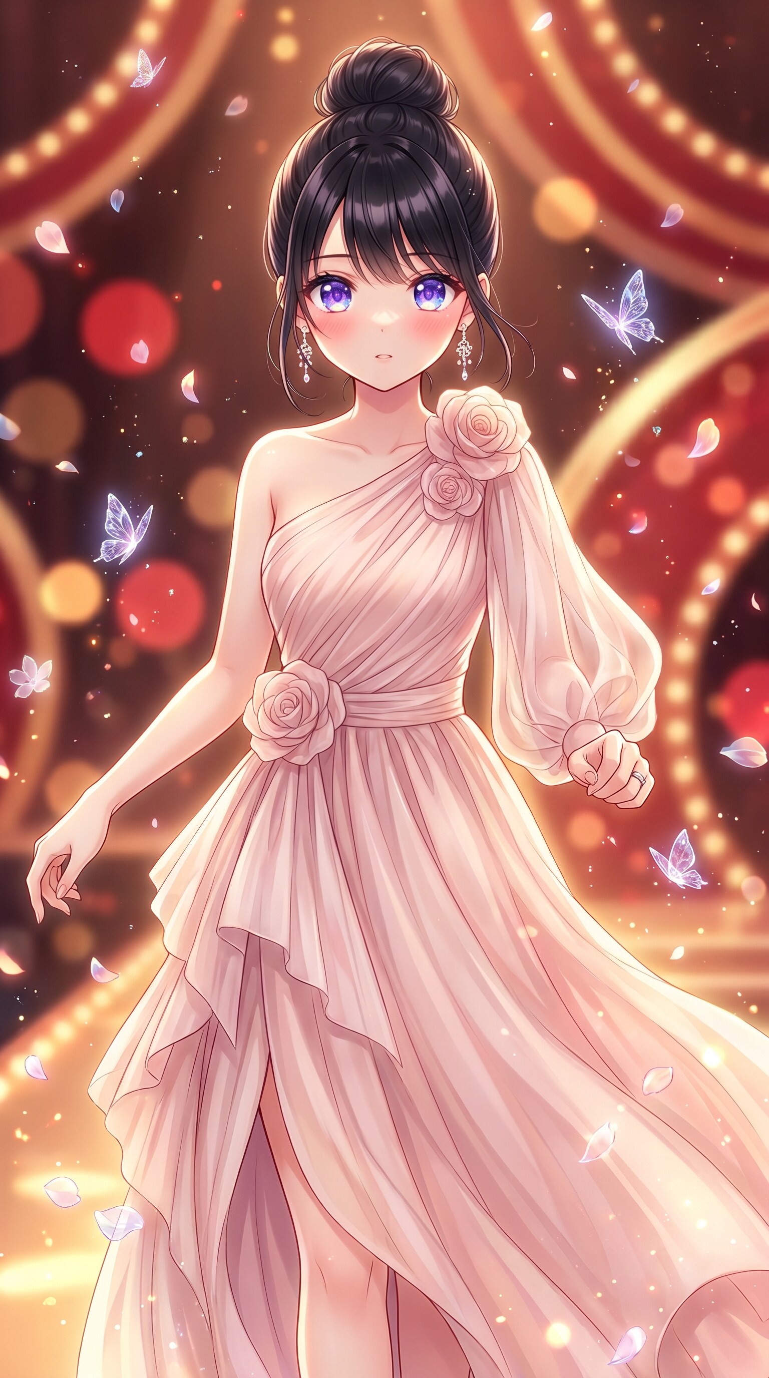金環燈下の絹幻 | の人気AIイラスト・グラビア