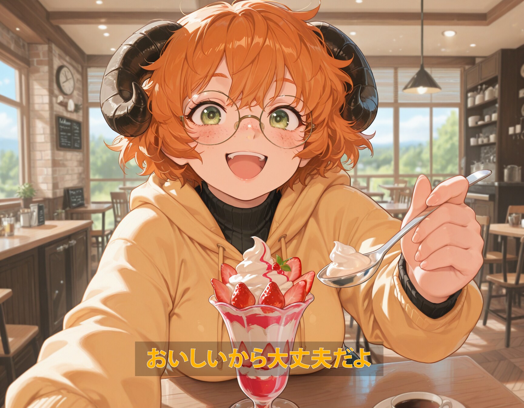 ダイエット中のわたしにパフェを食べさせようとする鬼畜親友