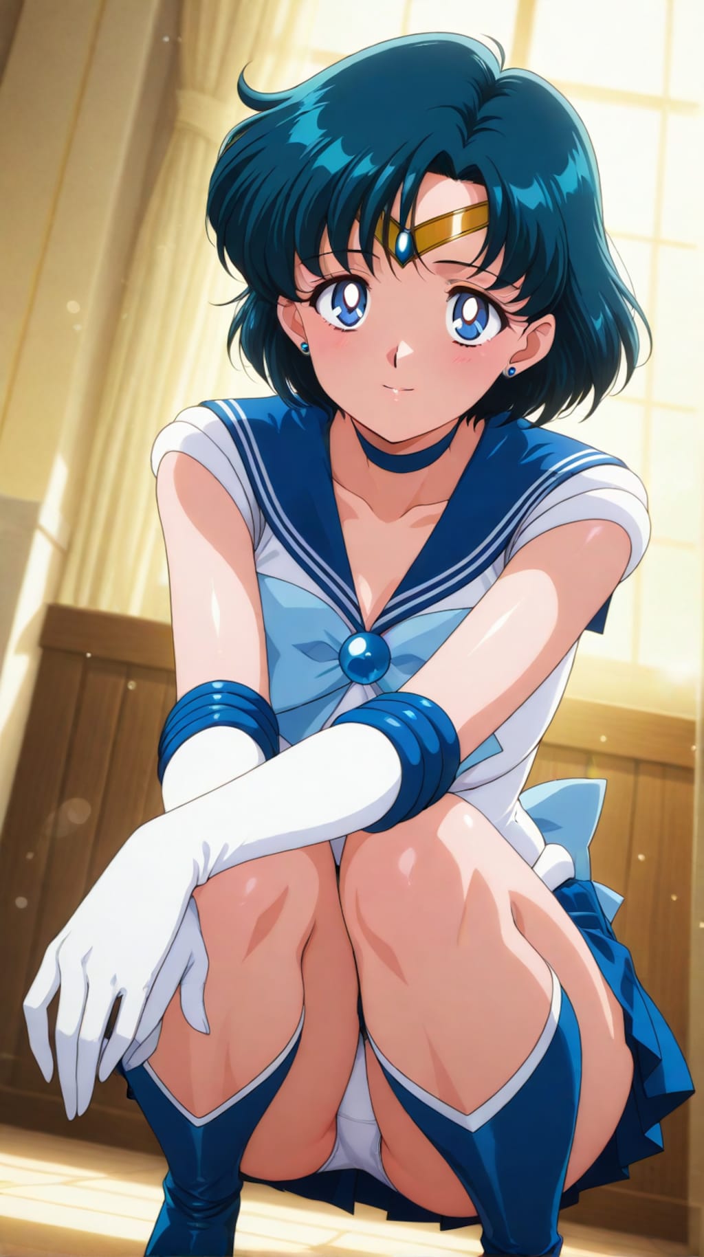 【セーラーマーキュリー】パンチラ【sailor mercury】