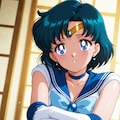 【セーラーマーキュリー】パンチラ【sailor mercury】 3枚目