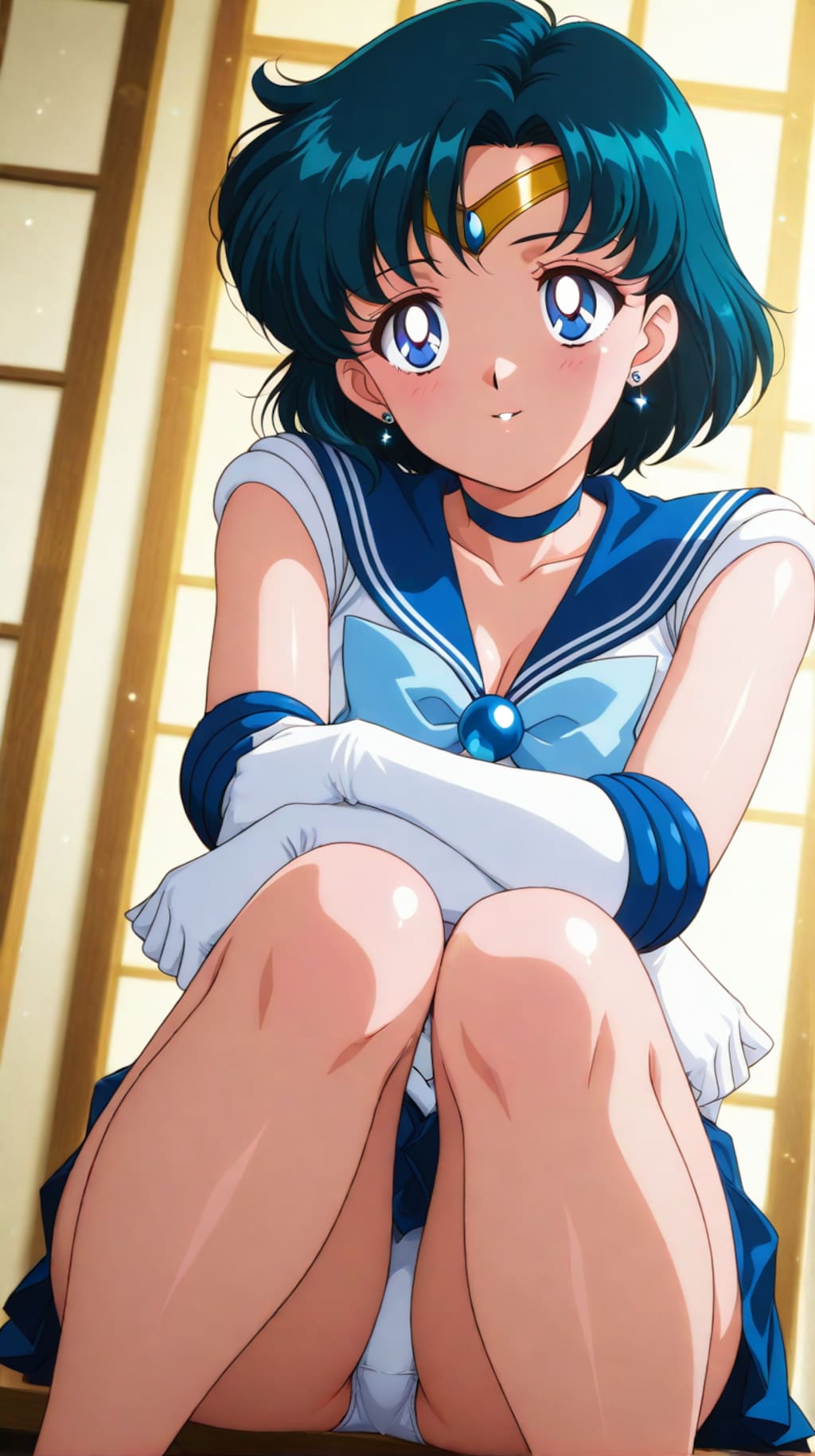 【セーラーマーキュリー】パンチラ【sailor mercury】