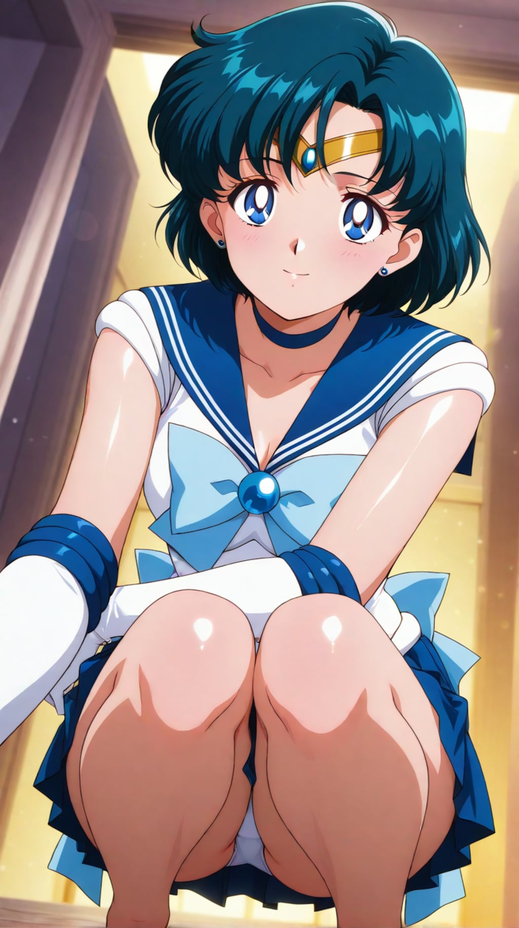 【セーラーマーキュリー】パンチラ【sailor mercury】