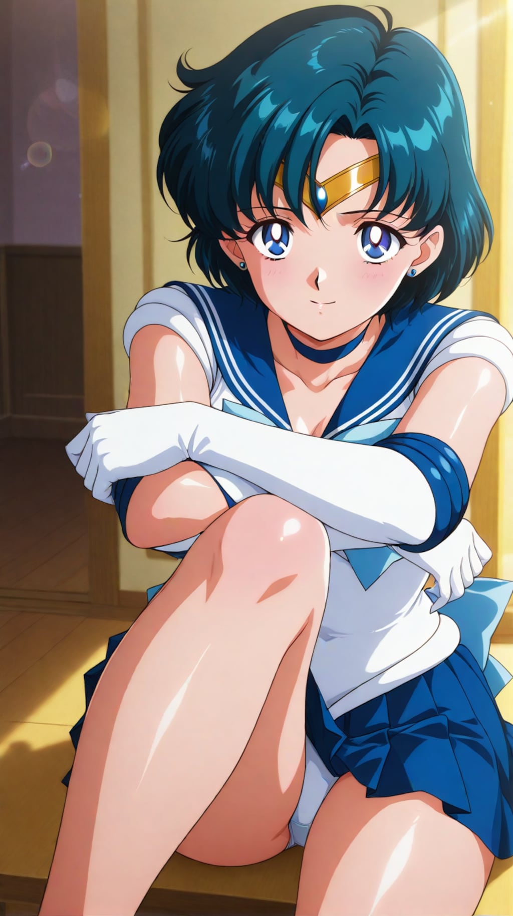 【セーラーマーキュリー】パンチラ【sailor mercury】
