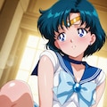 【セーラーマーキュリー】パンチラ【sailor mercury】 9枚目