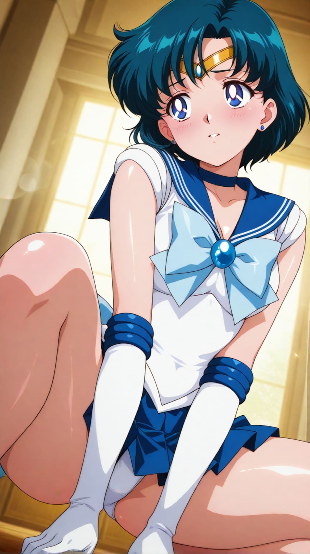 【セーラーマーキュリー】パンチラ【sailor mercury】
