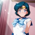 【セーラーマーキュリー】パンチラ【sailor mercury】 10枚目