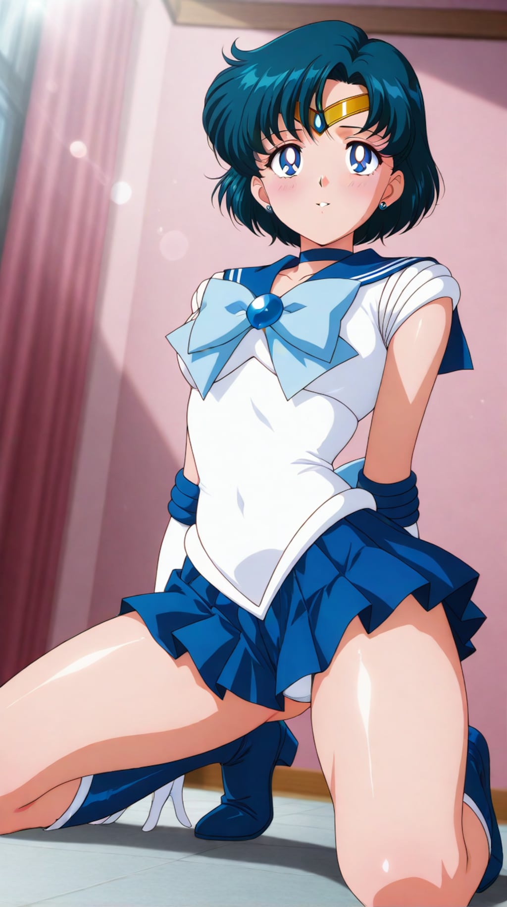 【セーラーマーキュリー】パンチラ【sailor mercury】