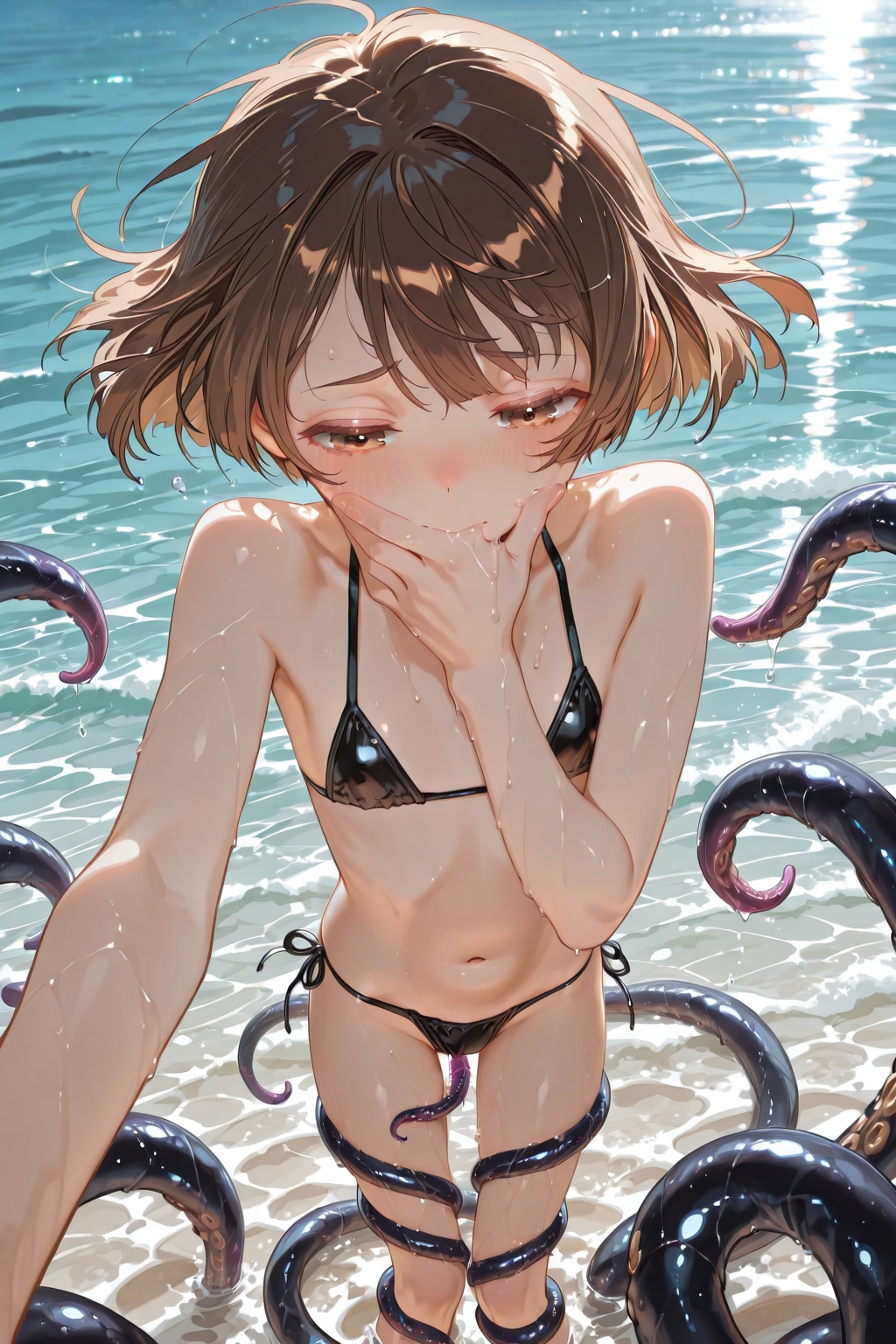 足がすくんで動けないのぉ