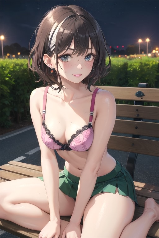 夜の公園ってドキドキするね