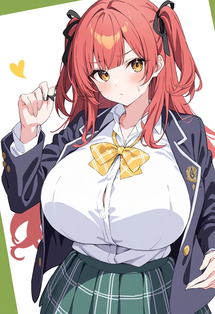 描かれた赤髪ちゃん