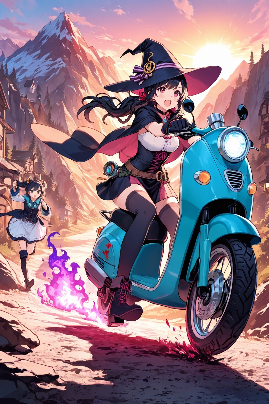 スクーター好きな魔女