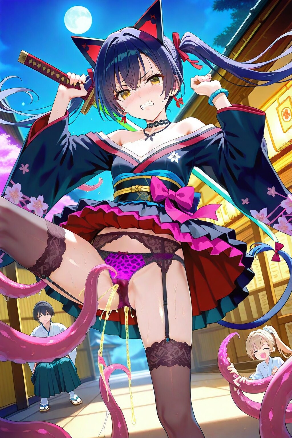 ブルアカ侍触手