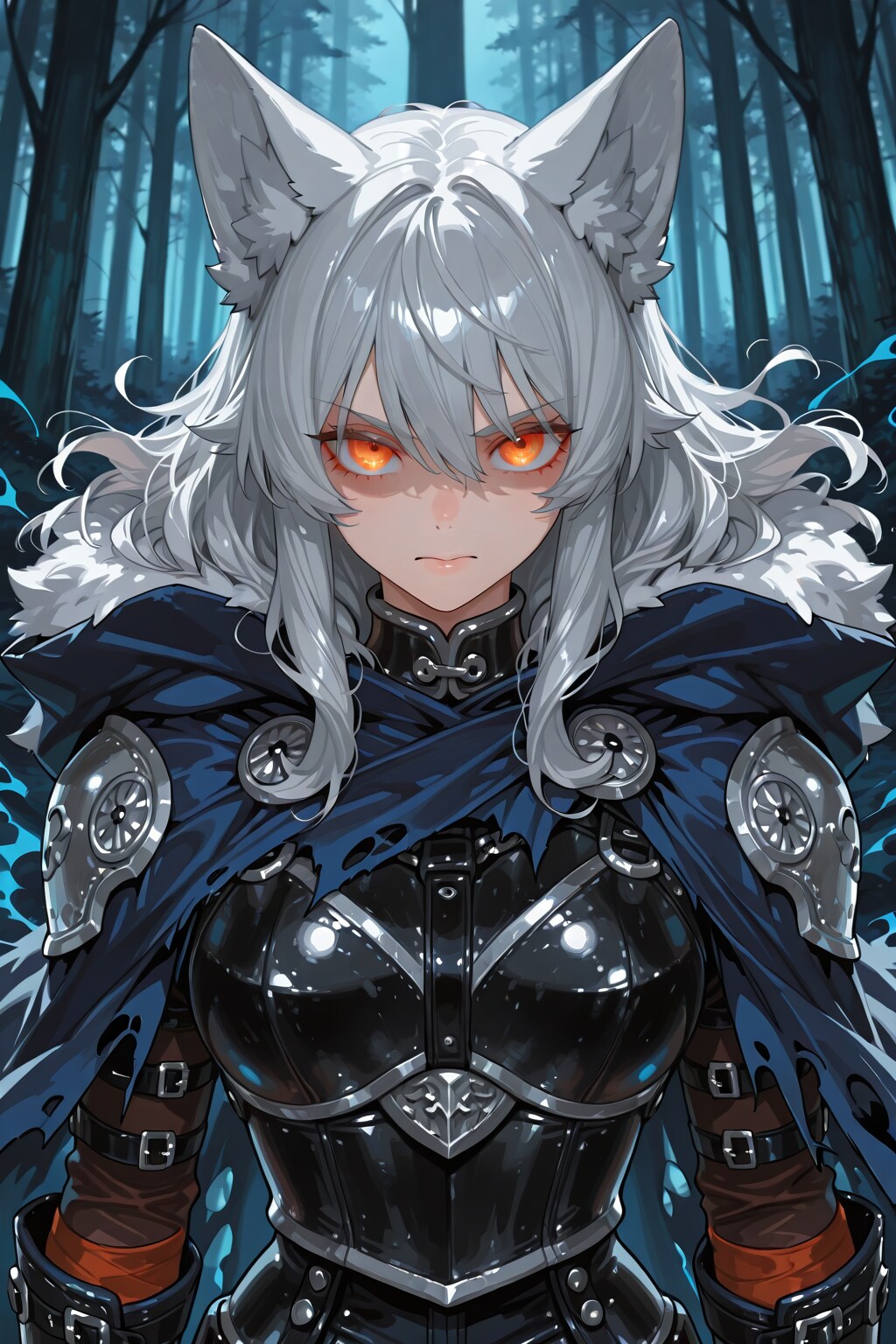 銀狼娘 | の人気AIイラスト・グラビア