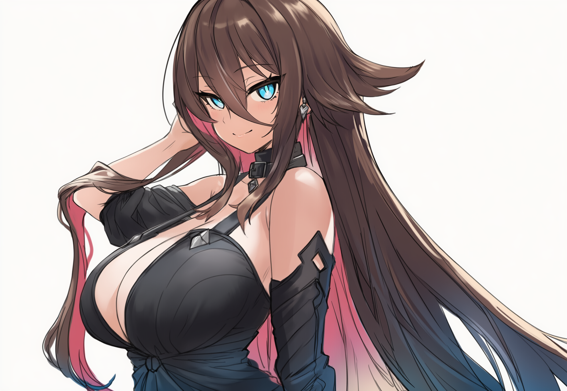 ツンなロングヘアー