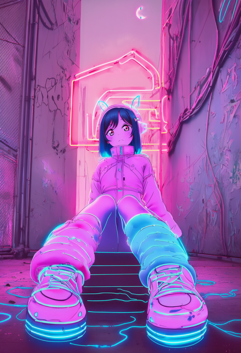 サイバーパンク虹ヶ咲