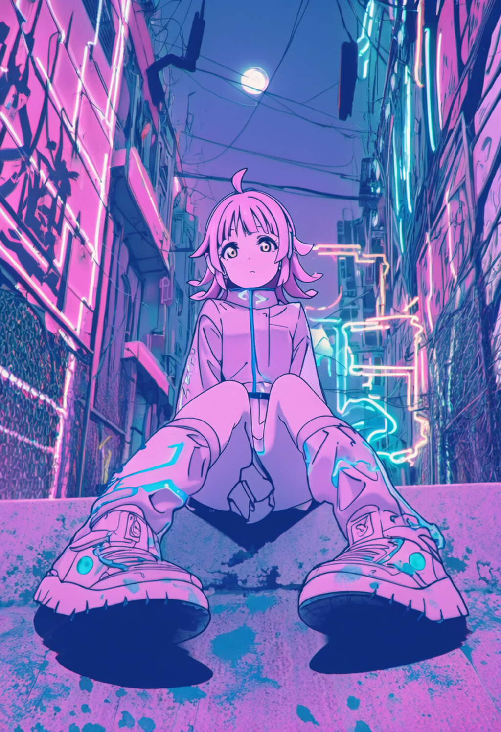 サイバーパンク虹ヶ咲