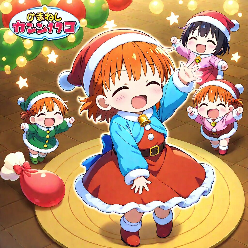 AURAで、楽しそうに踊るちびちゃんず