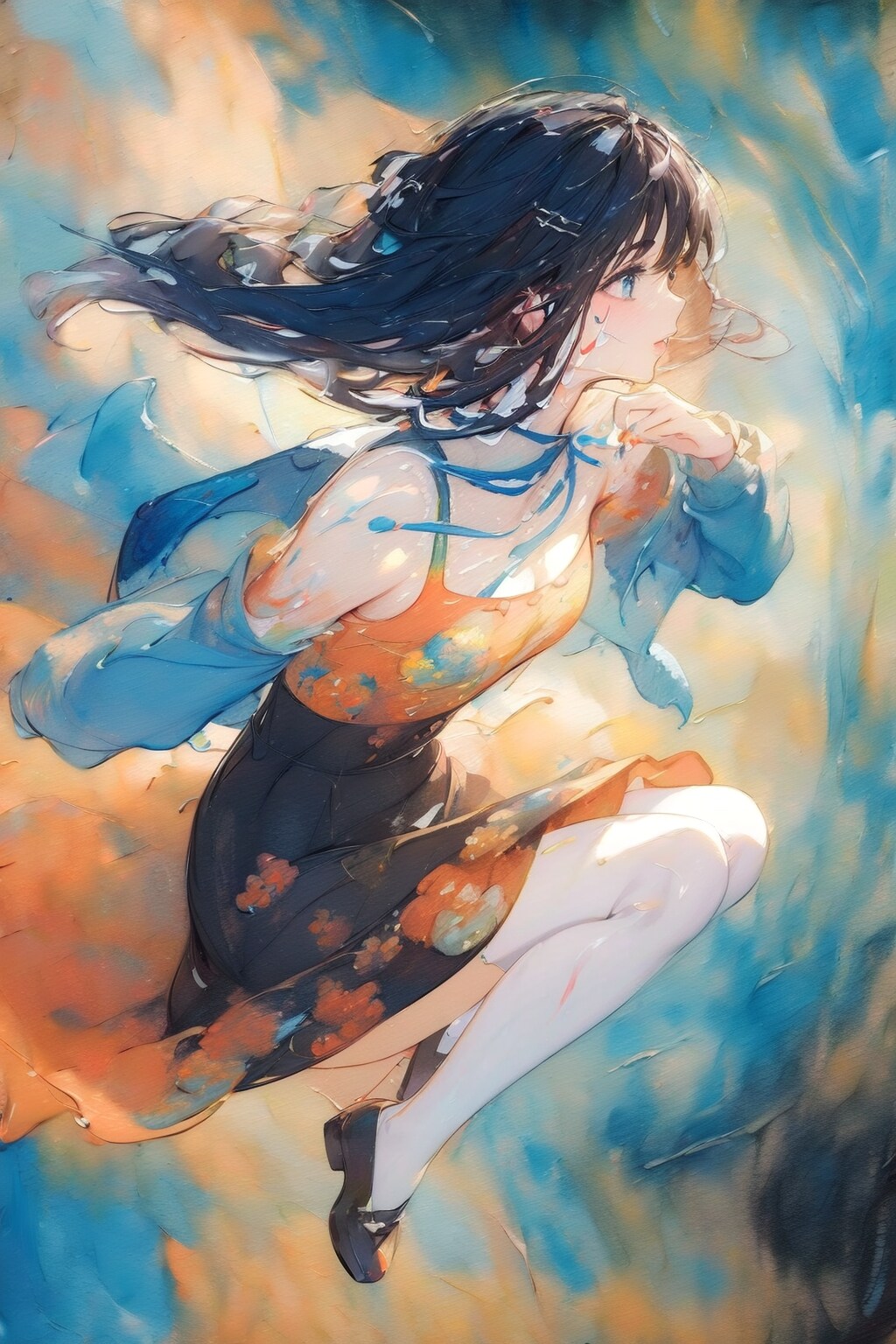 油絵風