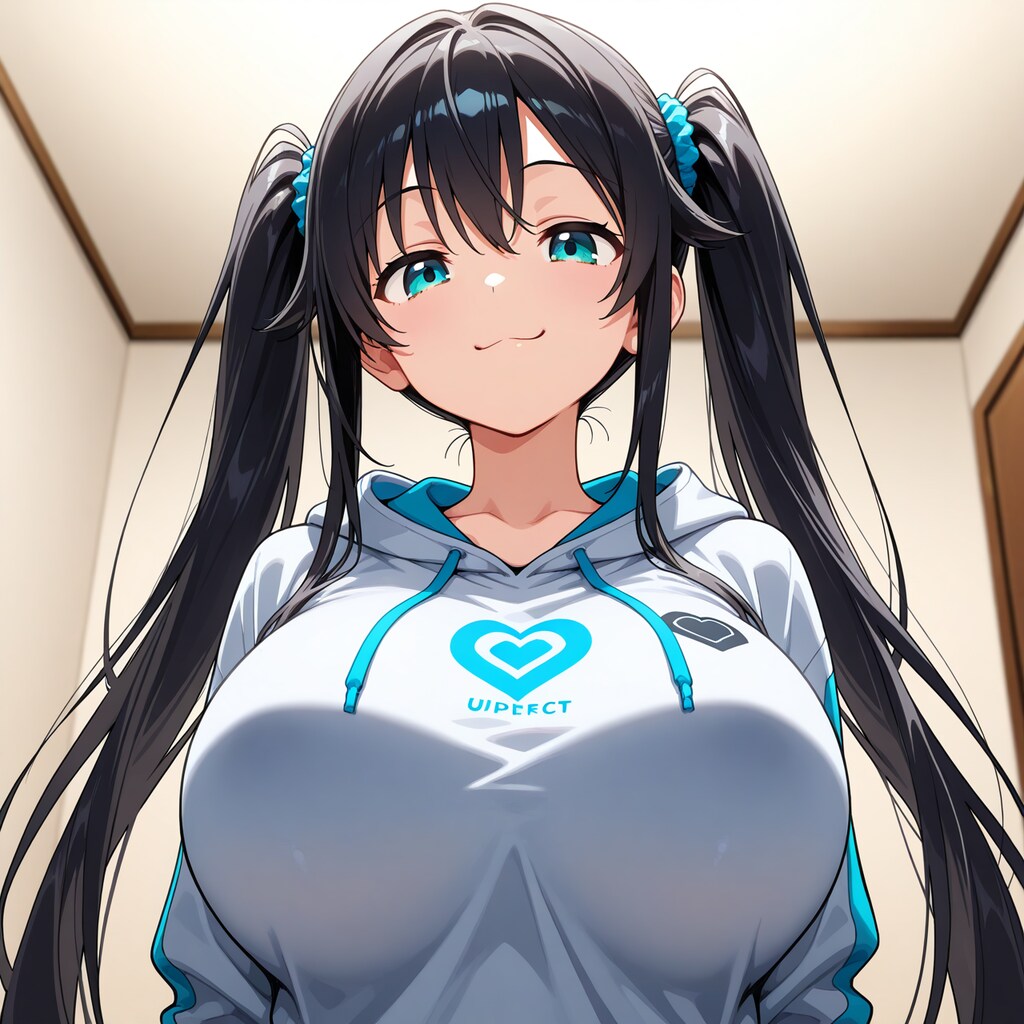 10単語で作った黒髪ツインテール奈緒ちゃん（ドヤ顔）