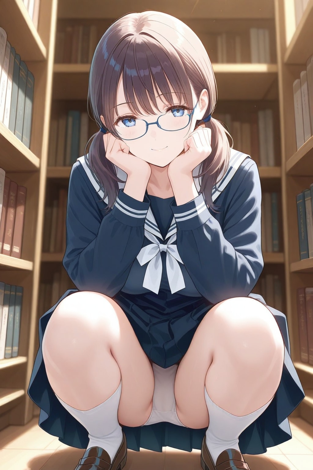 「なに、目逸らしてるの？」「え？見えてる？……そうだよ…わざとだもん」