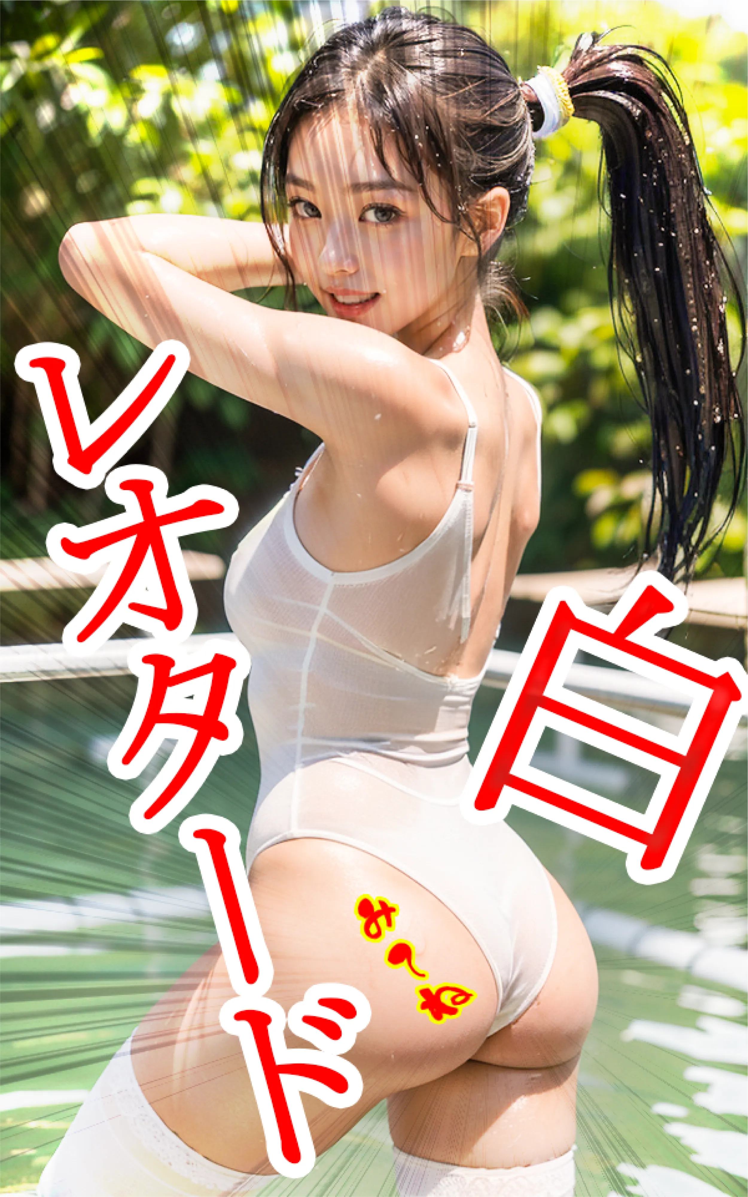 白レオタード