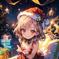 妹とクリスマスTOPAZ化したら 3枚目