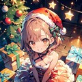 妹とクリスマスTOPAZ化したら 2枚目