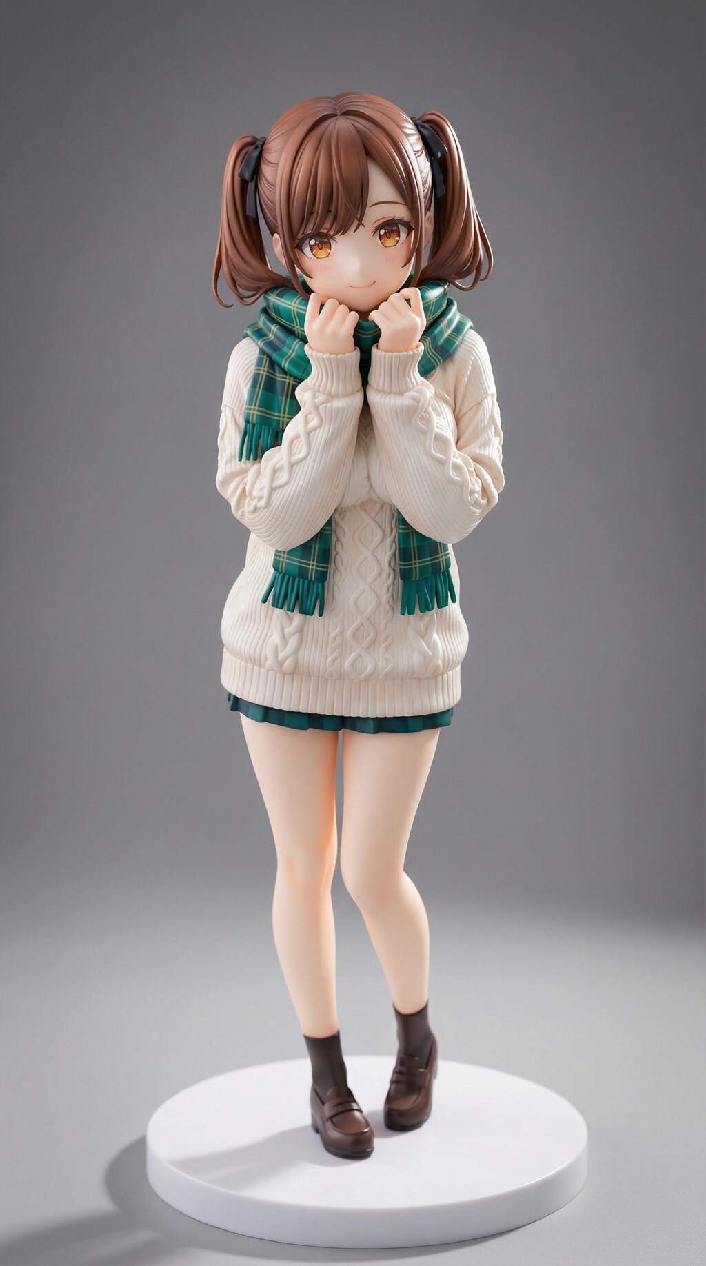 ツインテールとマフラー