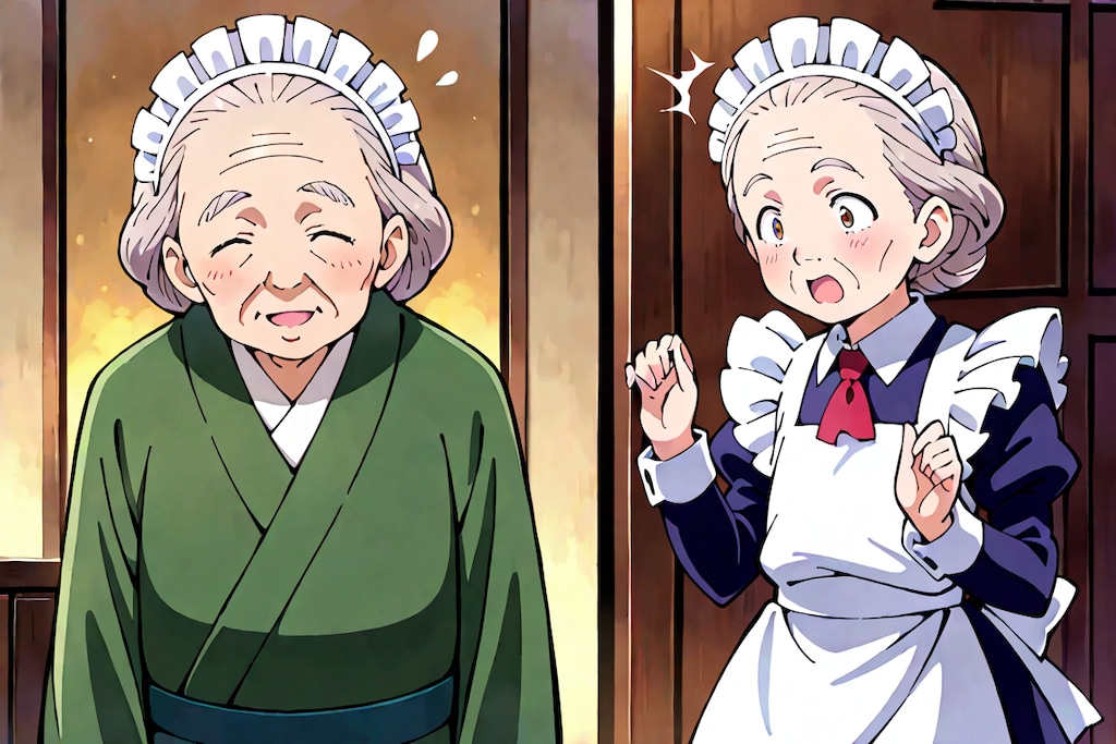 お婆さんメイド2025④