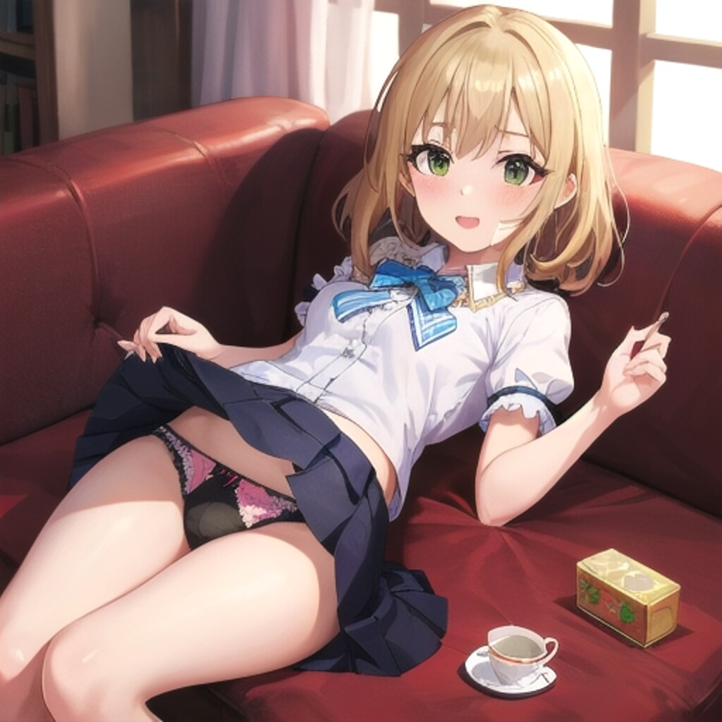 休憩中にパンツ見ないでよ お兄ちゃん