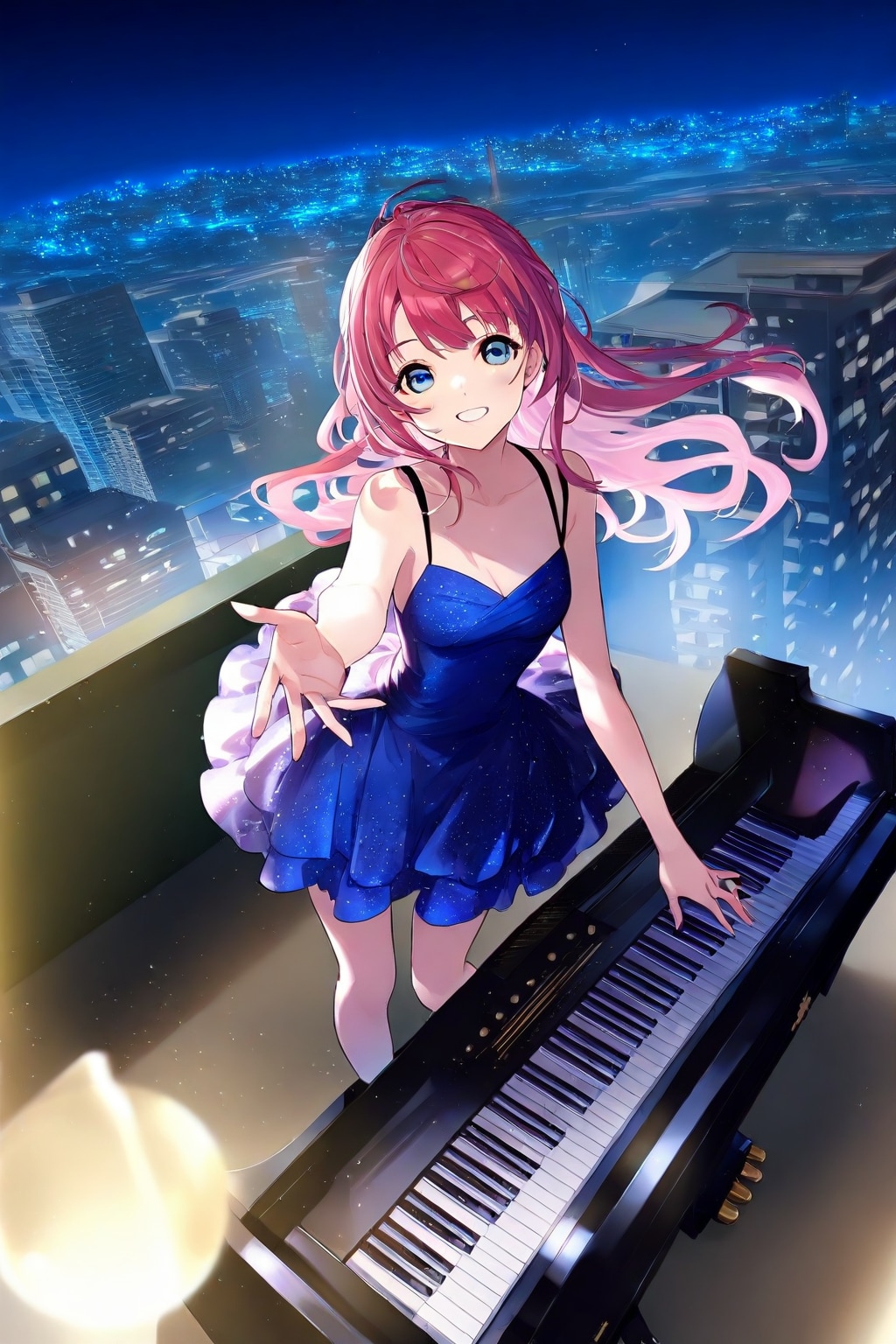 一曲、弾いてください。