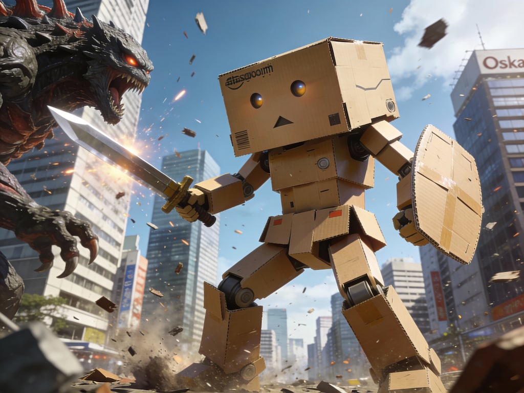 段ボールの戦士