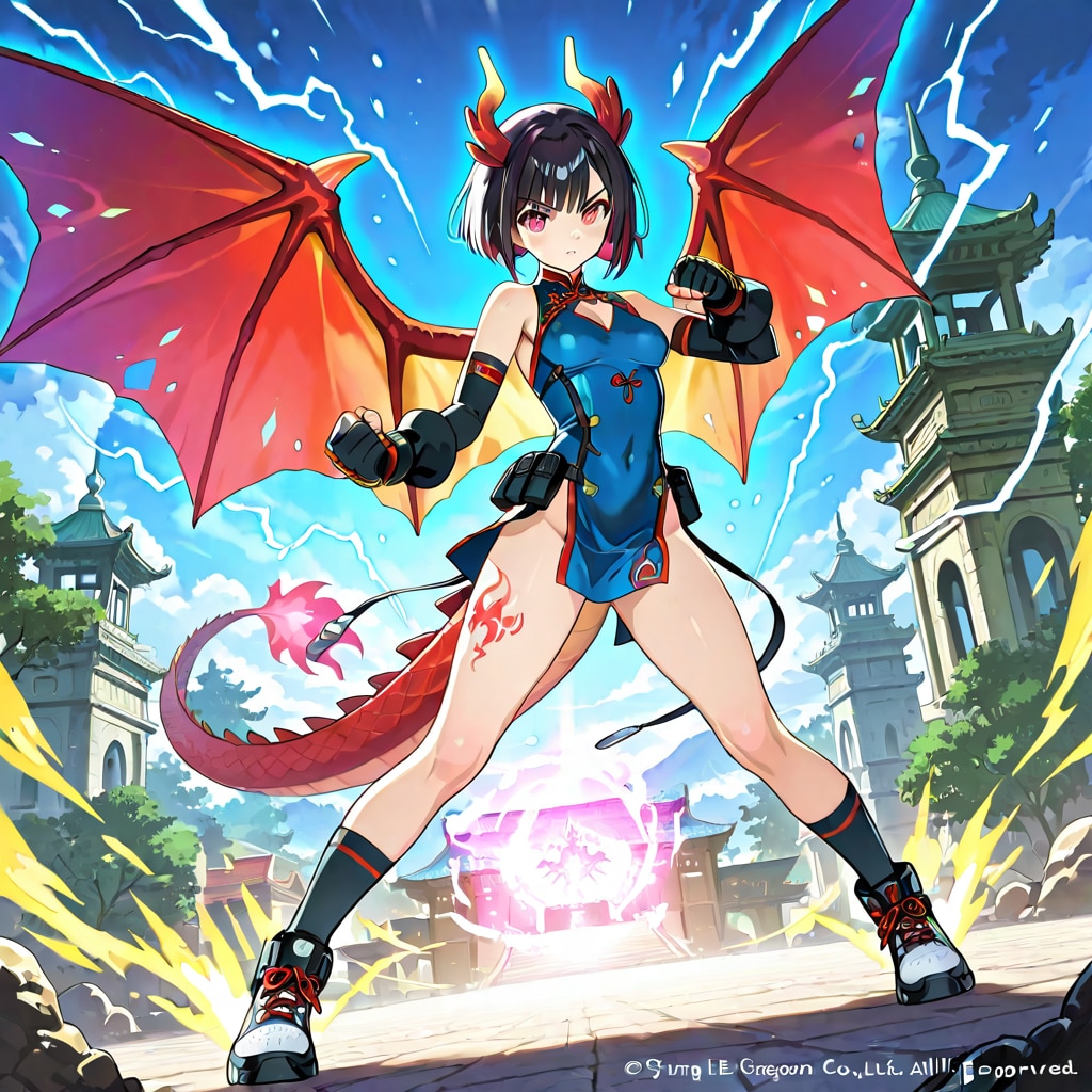 🐲【格闘娘】 メイ＝ファン（青龍）