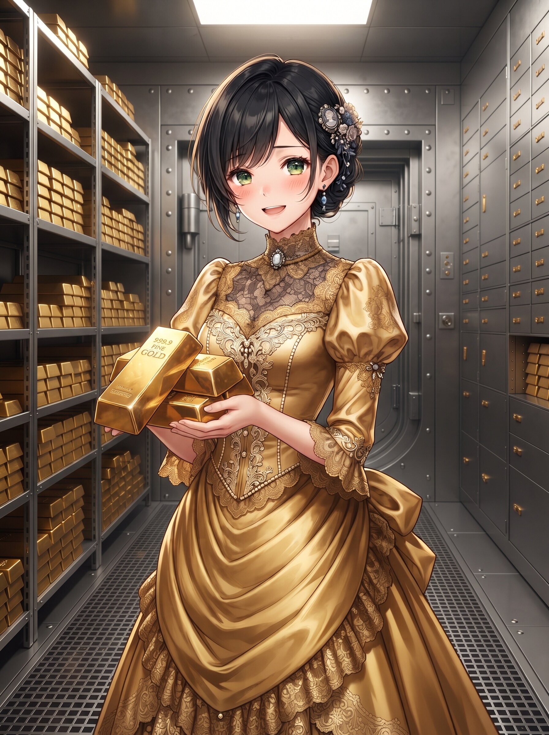 黄金藍音ちゃん | の人気AIイラスト・グラビア