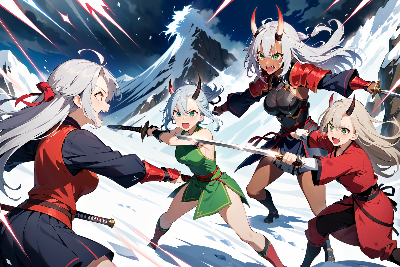 鬼との遭遇 | の人気AIイラスト・グラビア