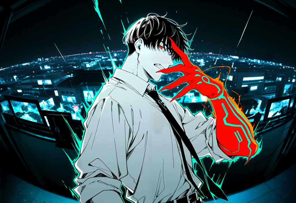 我が左手に封じられし鬼よ、今こそその力を示せ！！