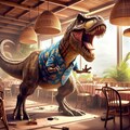 荒れるティラノサウルス 4枚目