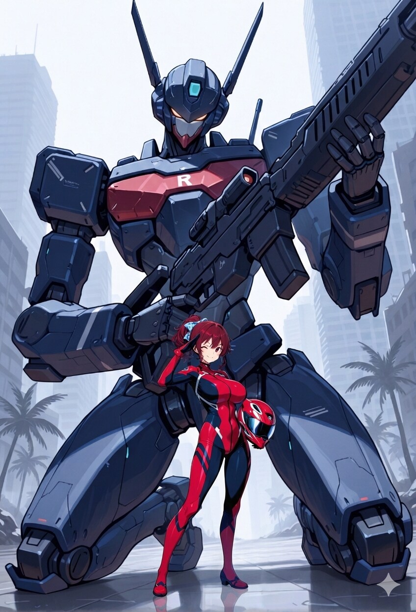 ロボット＆パイロットのリボンちゃん