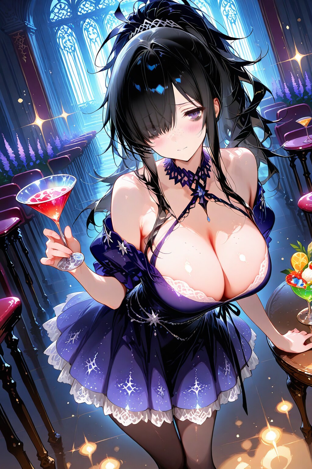 パーティーにお呼ばれした地味子ちゃん