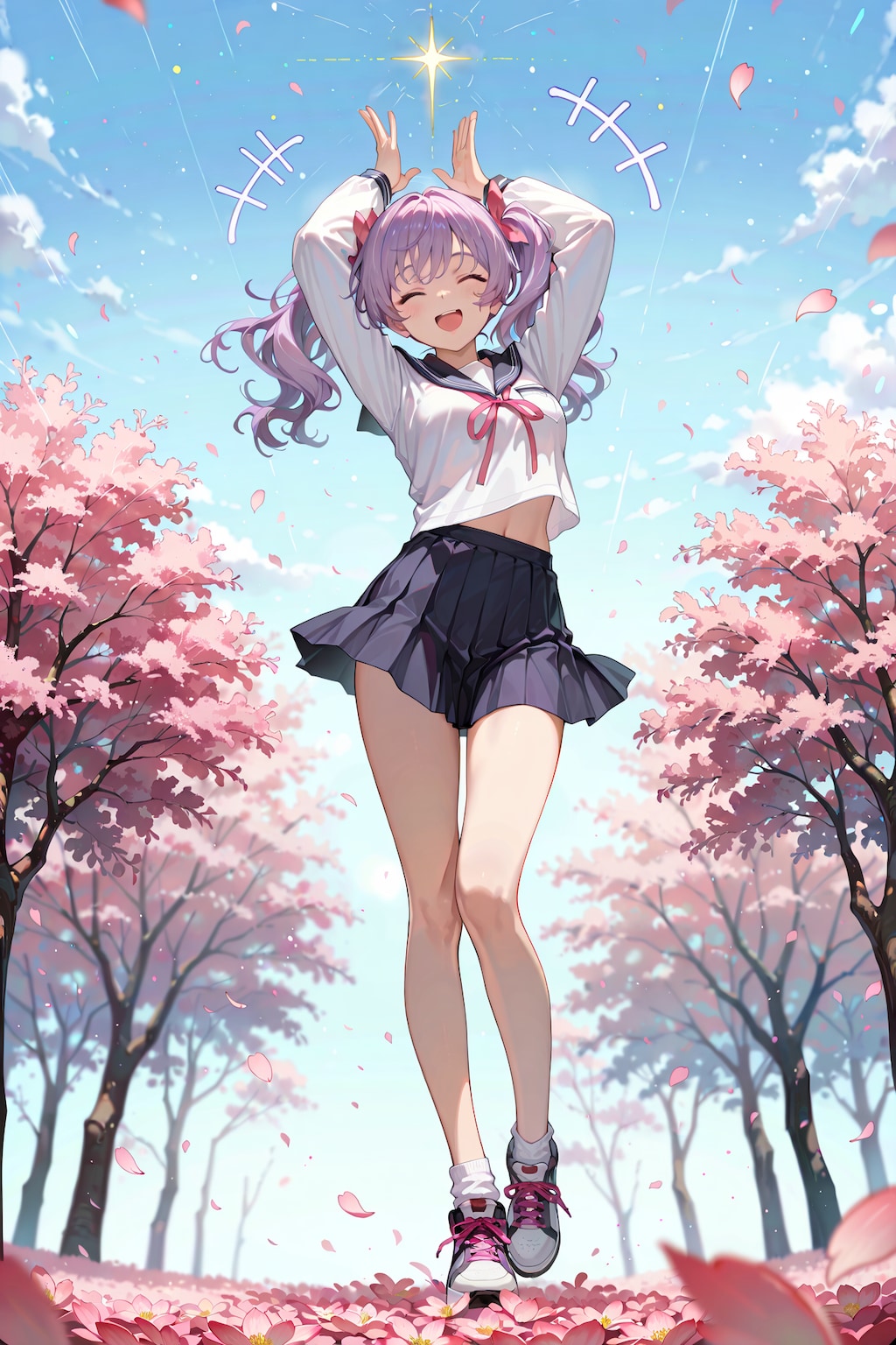 はるかちゃんが花見でウマウマダンスを踊ってみた。