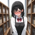 下半身羞恥図書委員 3枚目