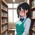 下半身羞恥図書委員 5枚目
