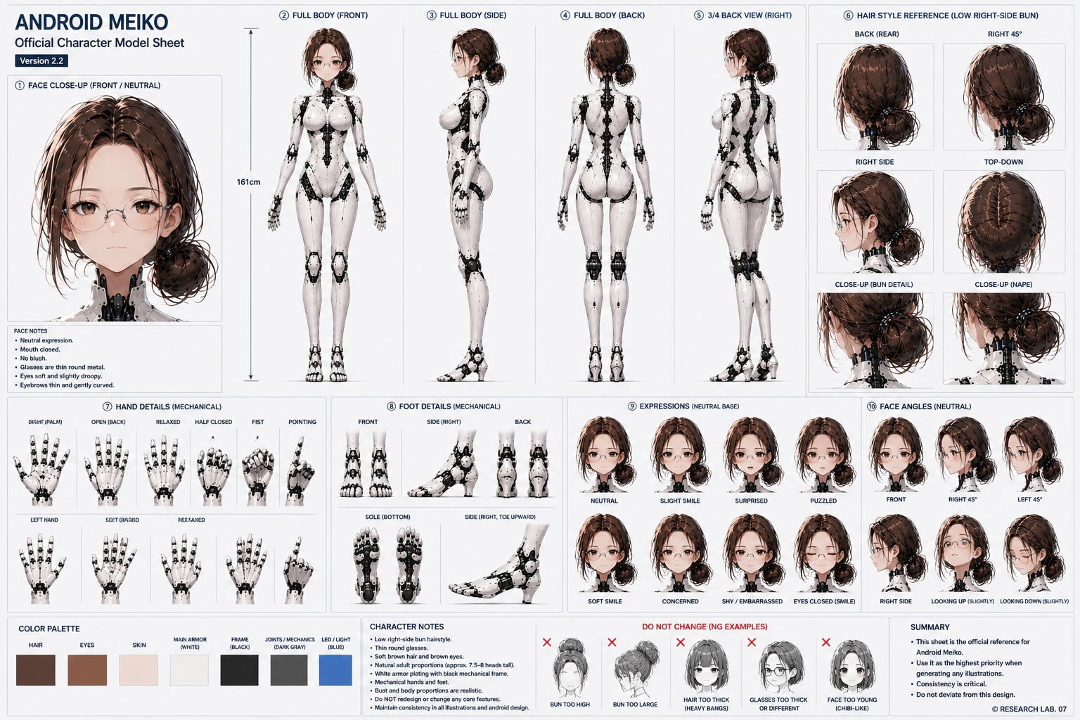 アンドロイド芽衣子設定シート