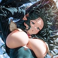乳カーテン萌え袖魔法使いと突風 2枚目