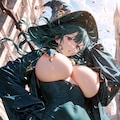 乳カーテン萌え袖魔法使いと突風 10枚目